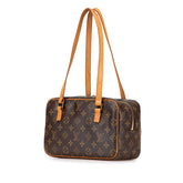 ルイ ヴィトン モノグラム シテMM ショルダーバッグ M51182 ブラウン PVC レザー レディース LOUIS VUITTON 【中古】